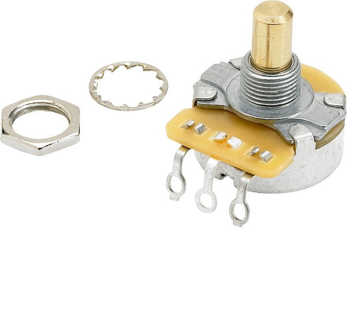 Pure Vintage 250K Solid Shaft Potentiometer (Volume or Tone)
