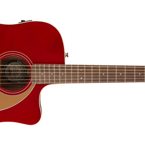 Redondo™ Player - Candy Apple Red / Walnut / Solid Spruce Top with Laminated Mahogany Back and Sides