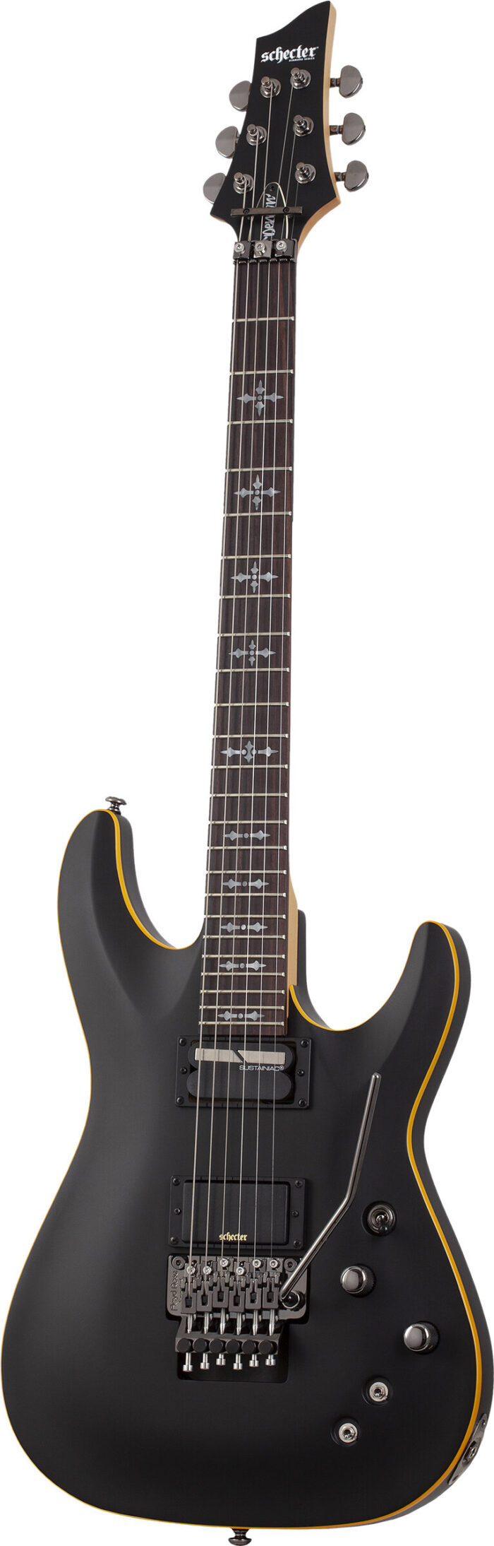 Schecter Demon-6 FR-S EGr Aged Black Satin
