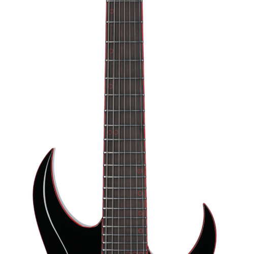 Schecter Sunset 7 ET Red Dawn EG Gloss Black