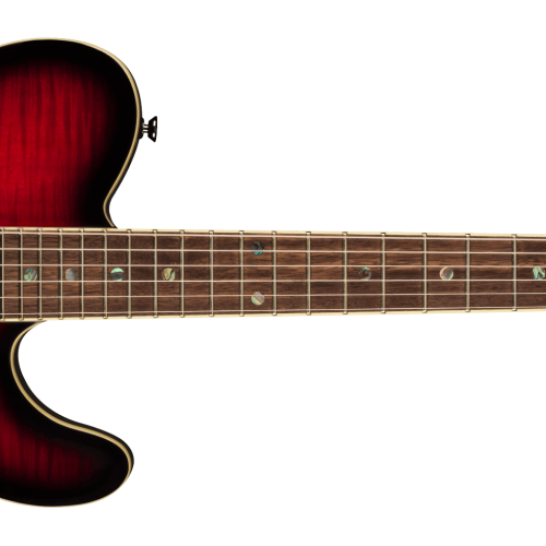 Special Edition Custom Telecaster® FMT HH - Black Cherry Burst / Indian Laurel / Mahogany with Carved Flame Maple Top