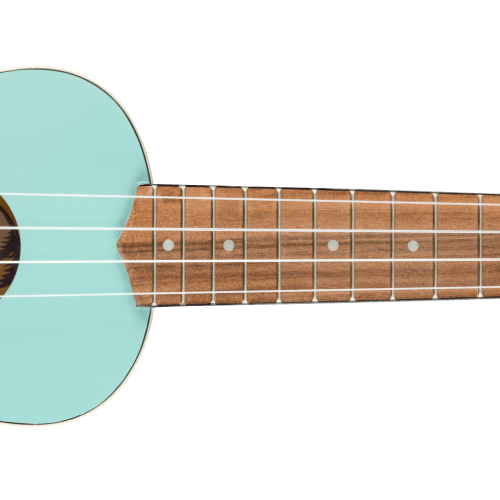 Venice Soprano Ukulele - Daphne Blue / Walnut / Laminated Basswood Top