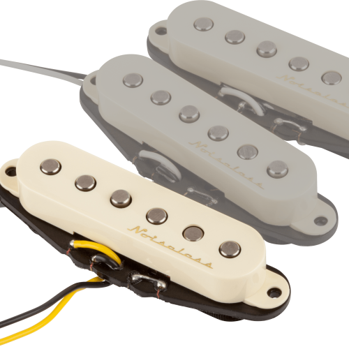 Vintage Noiseless™ Strat® Pickup Set - Aged White / Bridge