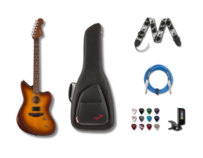 Acoustasonic Standard Jazzmaster Bundle - Image 2