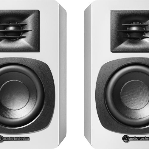 Audio Technica AT-SP3XWH Powered Bookshelf Speaker