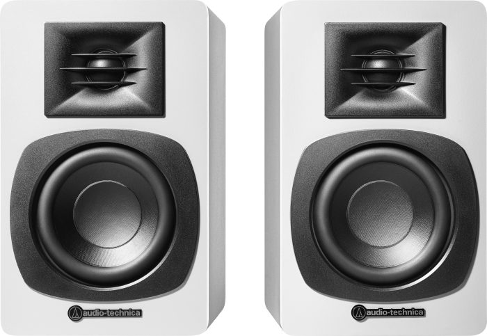 Audio Technica AT-SP3XWH Powered Bookshelf Speaker