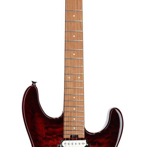 Charvel Pro-Mod Plus SD1 HH FR Quilt Sangria W/B
