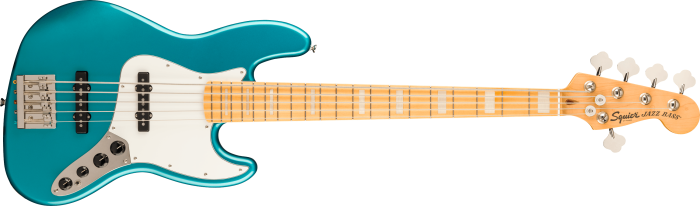 Classic Vibe™ Active '70s Jazz Bass® V - Ocean Turquoise / Maple / Poplar