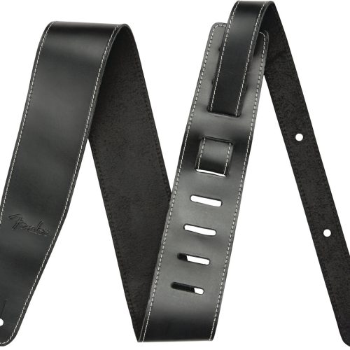 Fender Strap Broken-In Leather 2.5 inch Black