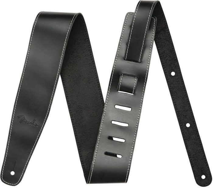 Fender Strap Broken-In Leather 2.5 inch Black