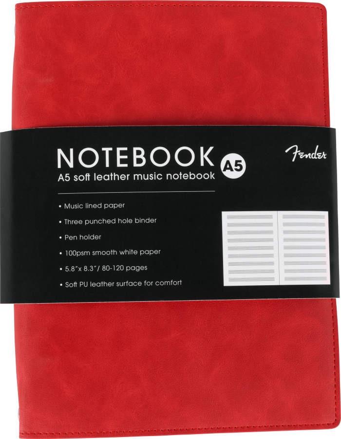 Fender™ Vegan Leather Music Note Book - Image 2