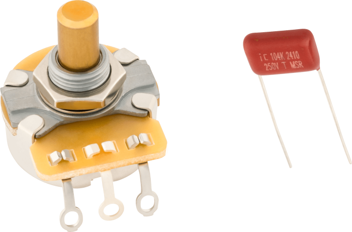 Pure Vintage 250K Solid Shaft Potentiometer (Volume or Tone) - Image 2