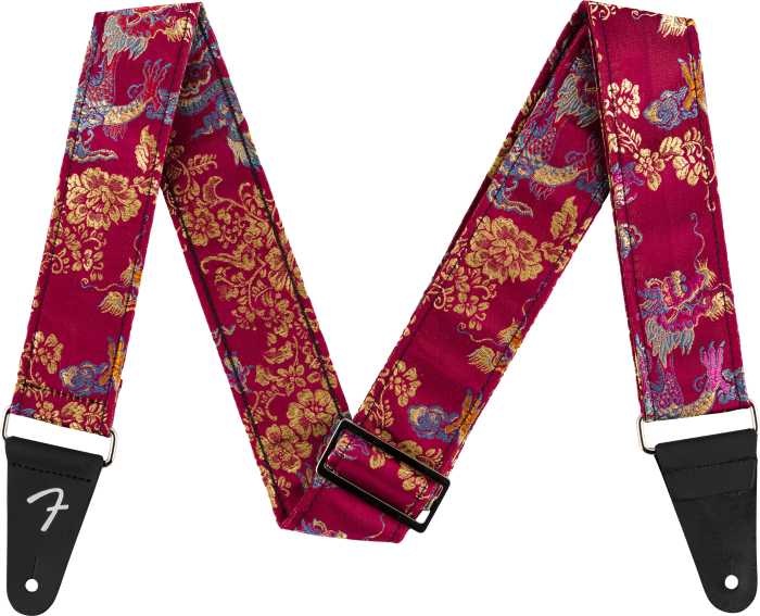 Satin Dragon Straps - Wine / 2" (50.8 mm)