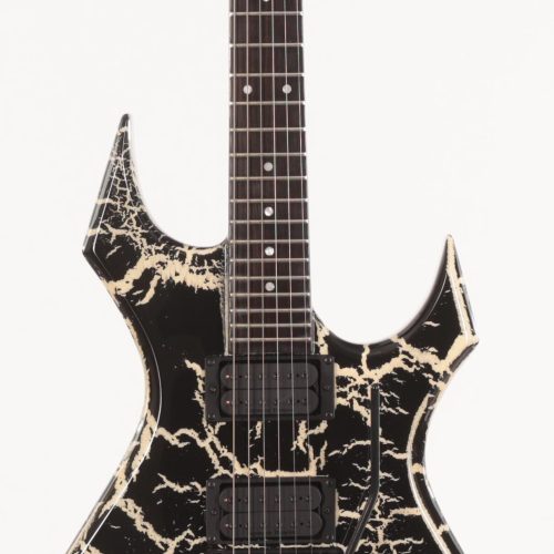 B.C. Rich Warlock Legacy Floyd Rose Black Crackle
