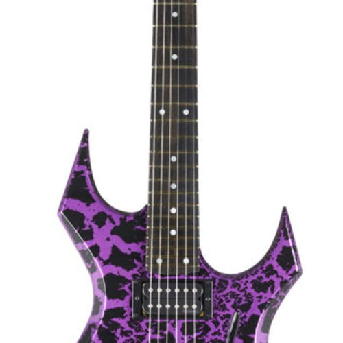 B.C. Rich Warlock Legacy Floyd Rose Purple Crackle