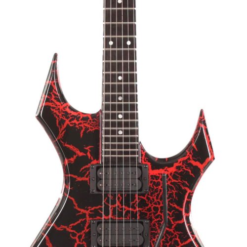 B.C. Rich Warlock Legacy Floyd Rose Red Crackle