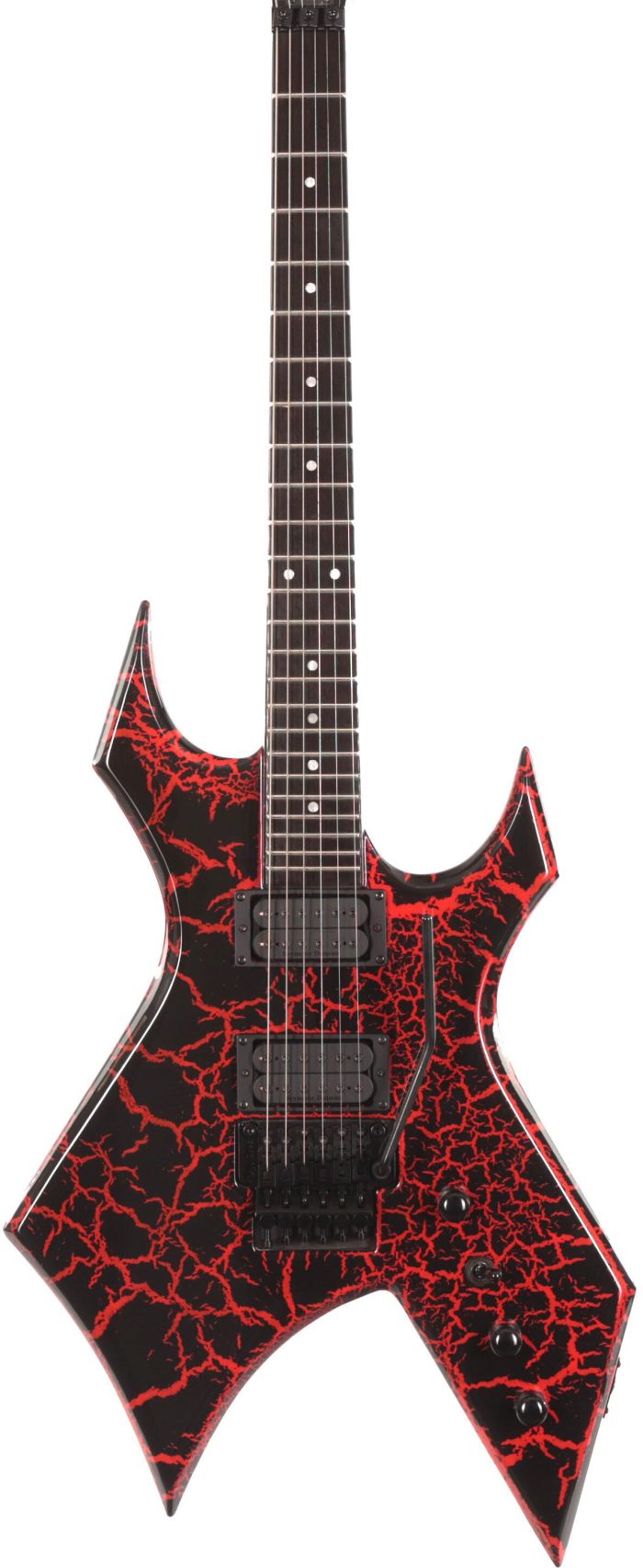 B.C. Rich Warlock Legacy Floyd Rose Red Crackle