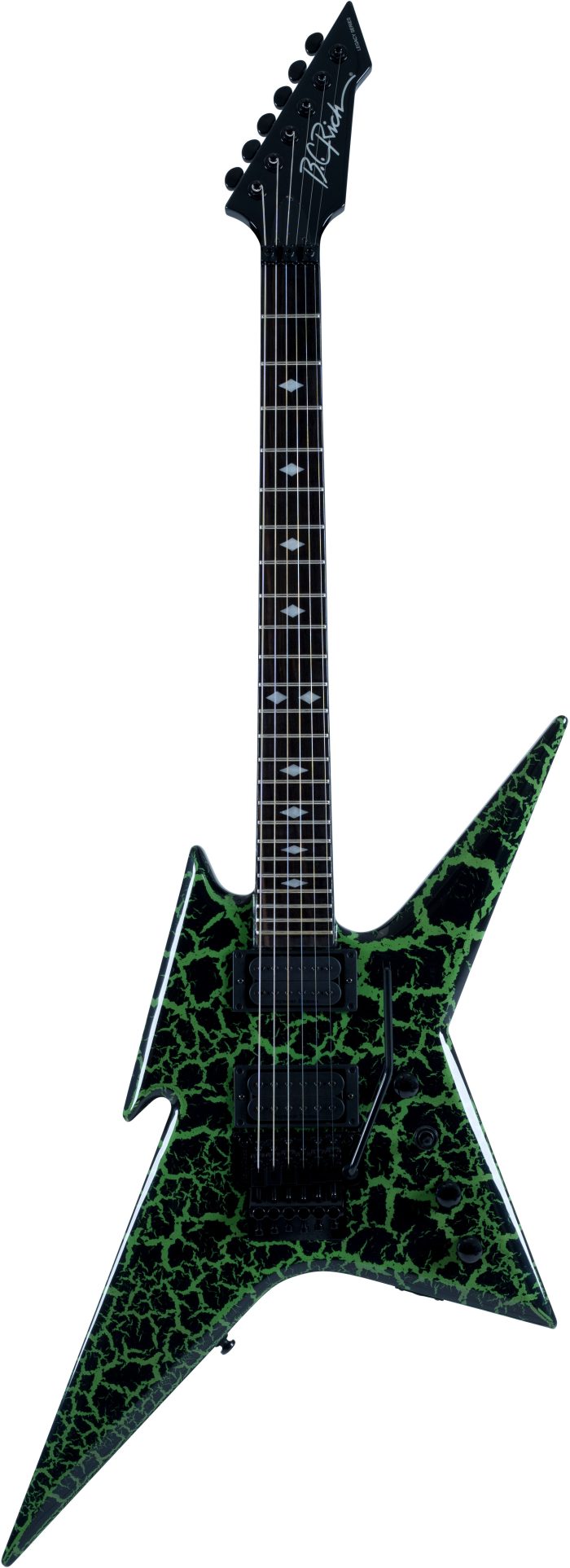 BC Rich Ironbird MK1 Legacy FR Green Crackle