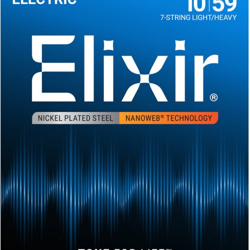 Elixir 12074 NANOWEB 7 String Electric Strings