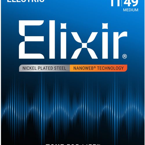 Elixir 12102 Medium Electric Strings NANOWEB