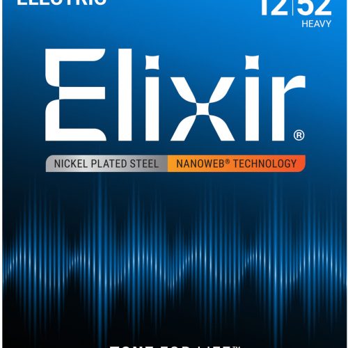 Elixir 12152 NANOWEB Electric Guitar Strings Heavy