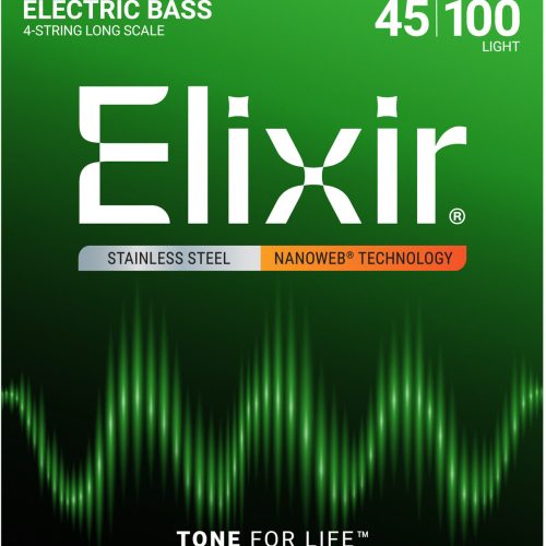 Elixir 14652 Light Electric Bass Strings Stainless
