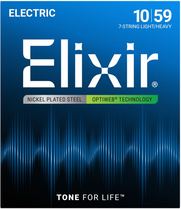 Elixir 19074 OPTIWEB 7 String Electric Strings