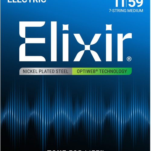 Elixir 19106 OPTIWEB 7 String Guitar Strings