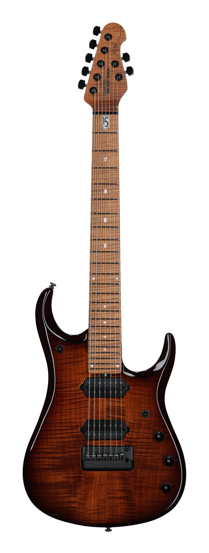 Ernie Ball Music Man JP15 7 String Amber Waves Fl