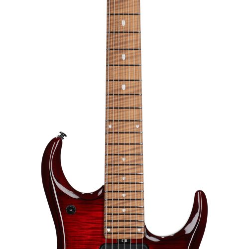 Ernie Ball Music Man JP15 7 String Red Tide Flame