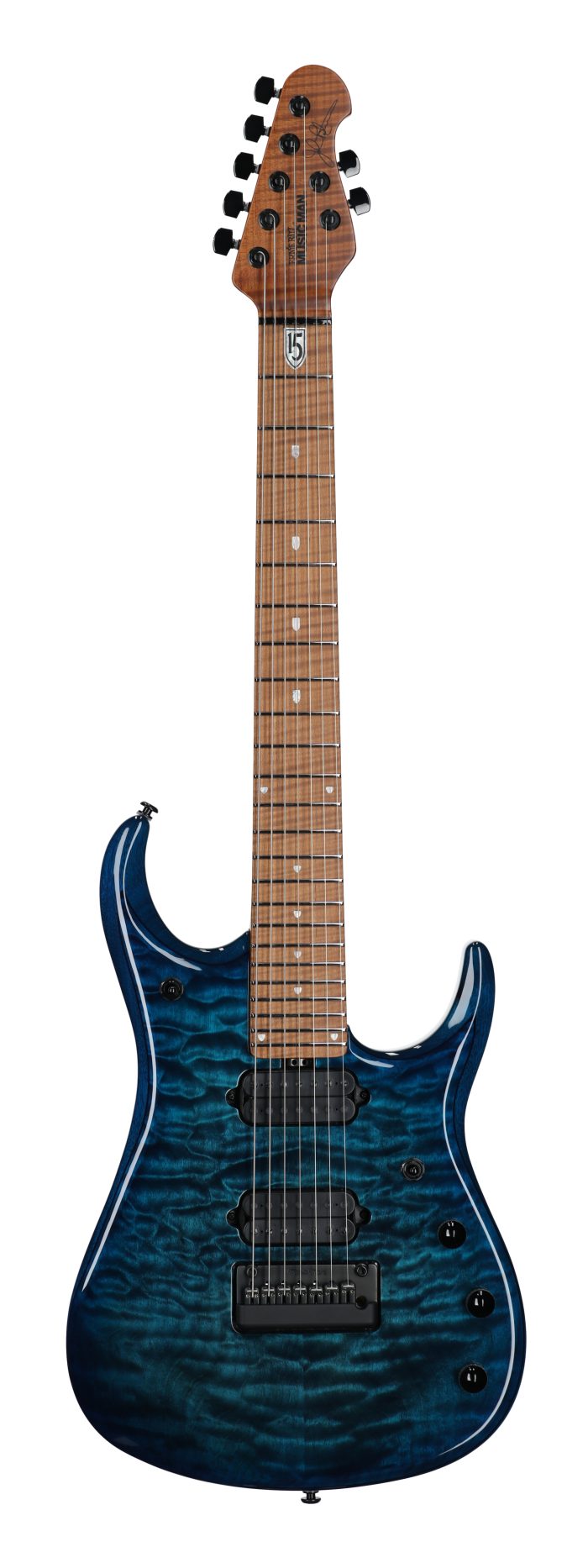Ernie Ball Music Man JP15 7 String Ultramarine Qlt