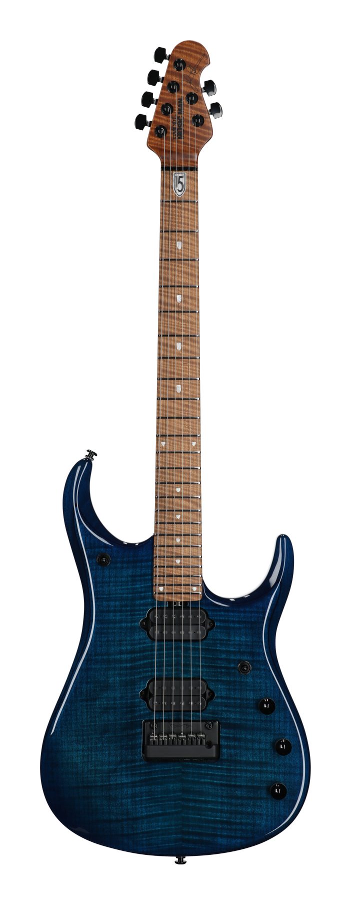 Ernie Ball Music Man JP15 Guitar Ultramarine Flame