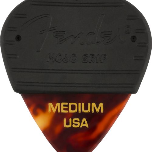 Fender Mojo Grip Cell Picks 3 Pk Tortoise Medium