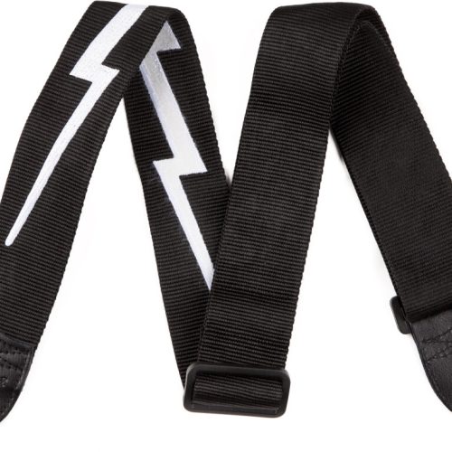 Fender Nylon Guitar Strap 2 inch Lightning Bolt