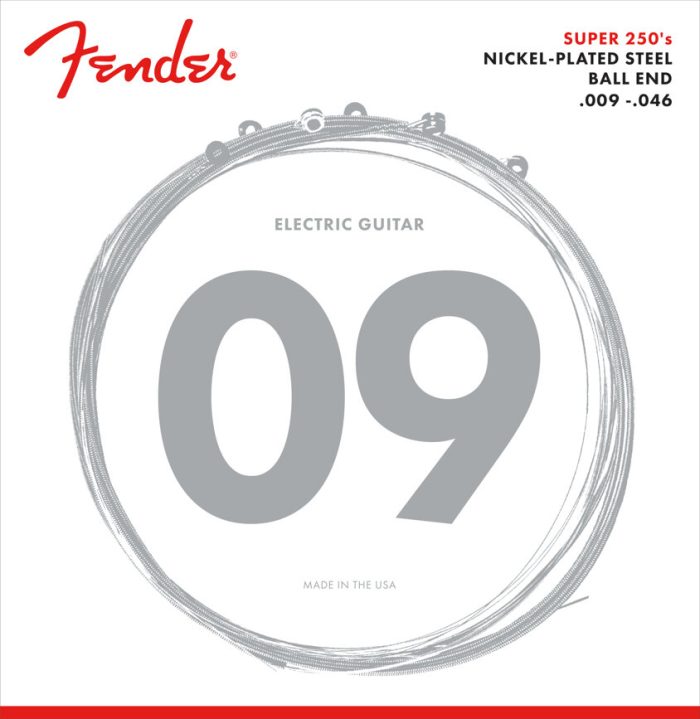 Fender Super 250s Nkl Stl El Strings 250LR 9-46
