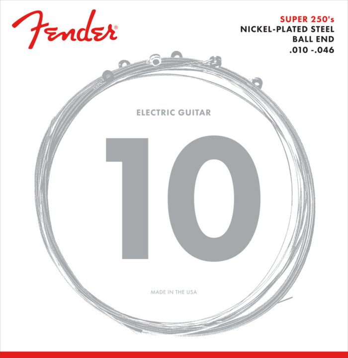 Fender Super 250s Nkl Stl El Strings 250R 10-46