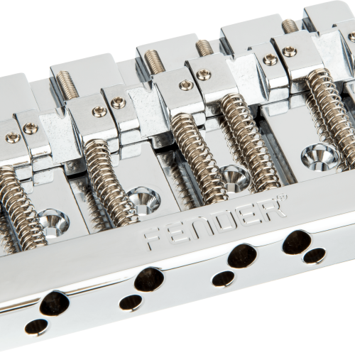 Fender® HiMass™ 5-String Bass Narrow Bridge Assembly With Brass Saddles