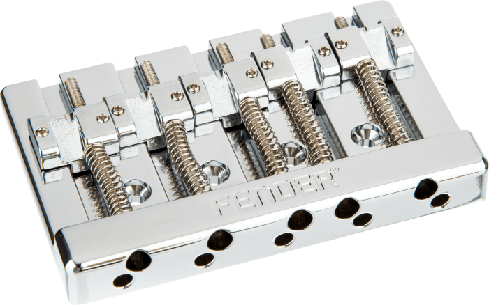 Fender® HiMass™ 5-String Bass Narrow Bridge Assembly With Brass Saddles