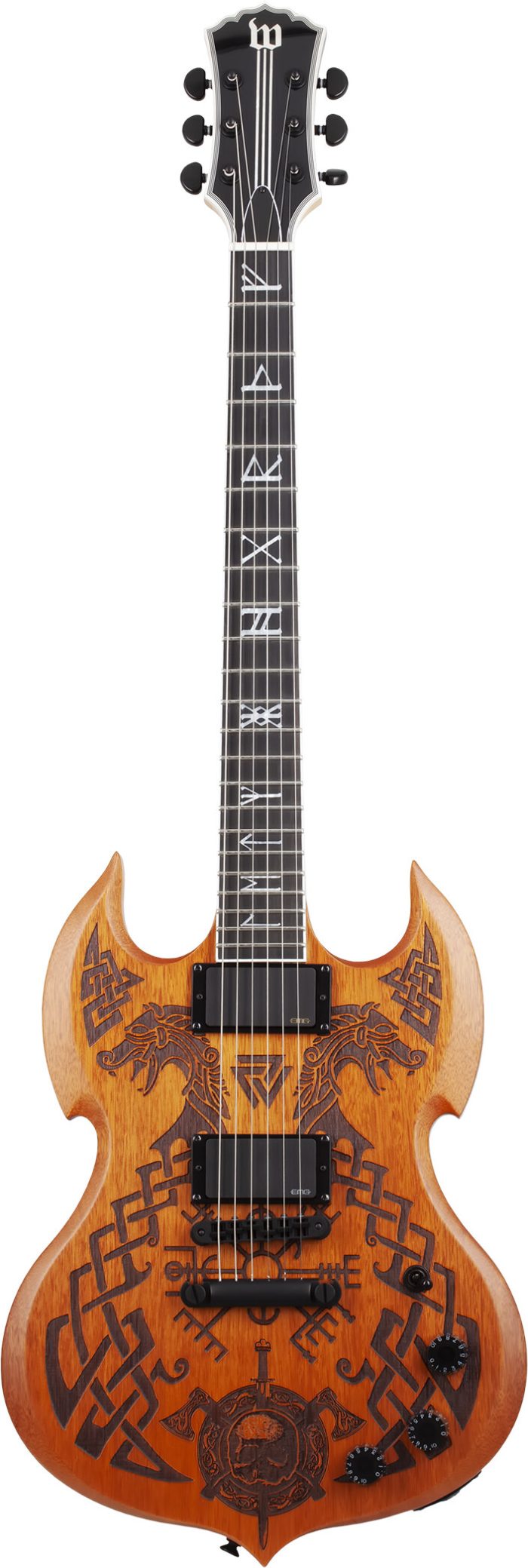 Wylde Audio Barbarian Carveworks EG Natural Sat