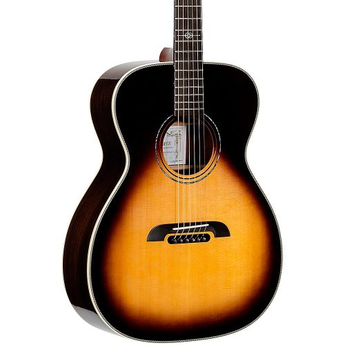 Alvarez Yairi FYM70 Herringbone Folk-OM Acoustic-Electric Guitar Natural