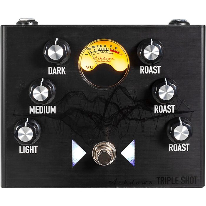 Ashdown Triple Shot Blended Drive Effects Pedal Black