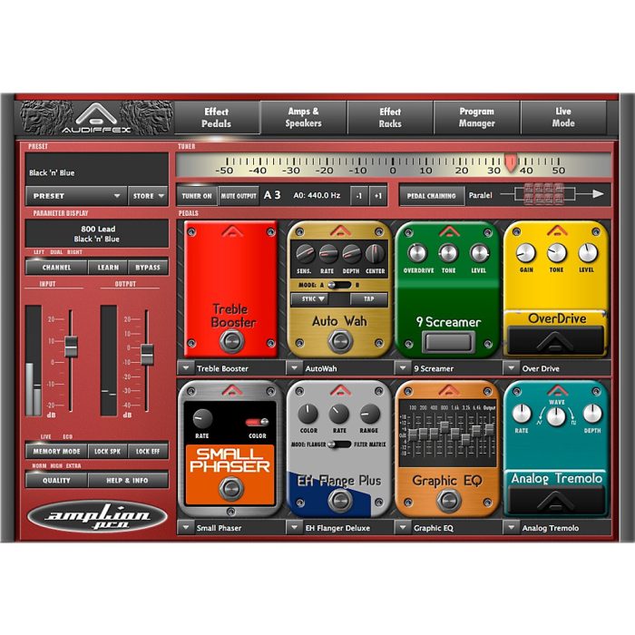 Audiffex ampLion Pro Special Guitar Gear Simulation Software