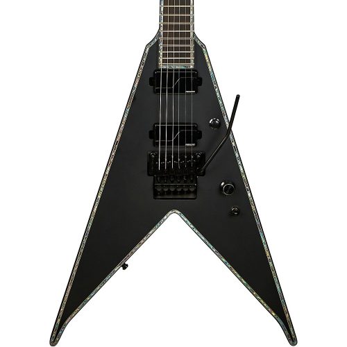 B.C. Rich Jr-V Extreme with Floyd Rose Electric Guitar Black Matte