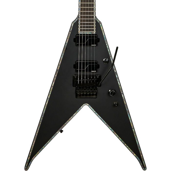 B.C. Rich Jr-V Extreme with Floyd Rose Electric Guitar Black Matte