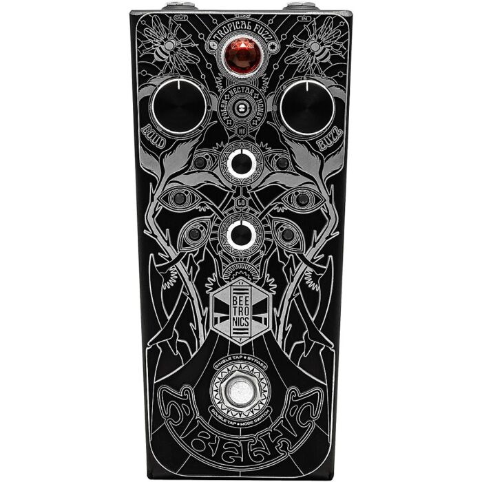 Beetronics FX Abelha Tropical Fuzz Effects Pedal Black Anodized