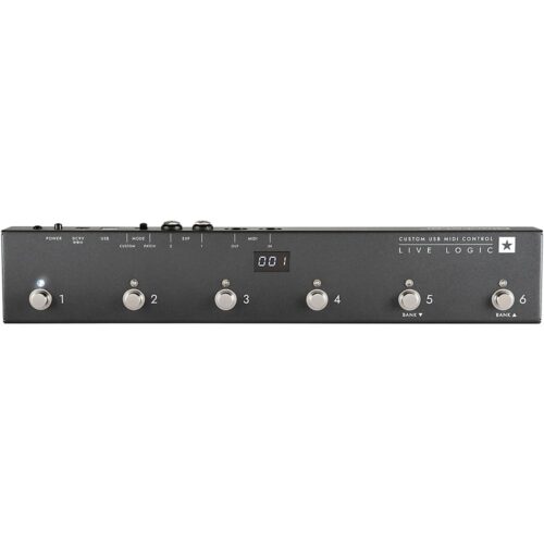 Blackstar Live Logic 6-Button MIDI Foot Controller Black