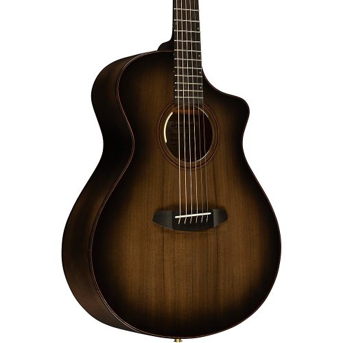 Breedlove Oregon All Myrtlewood Limited Edition Cutaway Concert Acoustic-Electric Guitar Sable