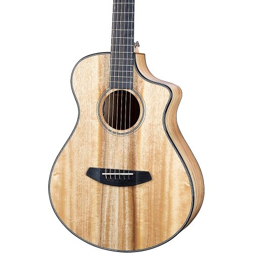 Breedlove Oregon Companion Myrtlewood Cutaway Acoustic-Electric Guitar Natural