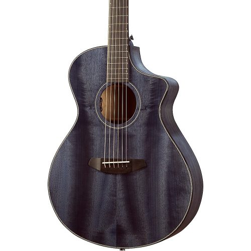 Breedlove Oregon Concert Thinline Myrtlewood Cutaway Acoustic-Electric Guitar Stormy Night