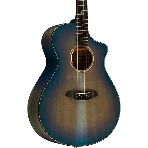 Breedlove Oregon Limited Myrtlewood-Myrtlewood Concert CE Acoustic-Electric Guitar Blue Eyes